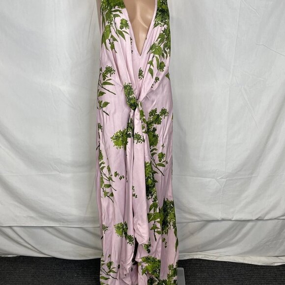 Arrange Women’s Plunge Cowl Neck Maxi Dress – Pink – Size 6 - Picture 1 of 8